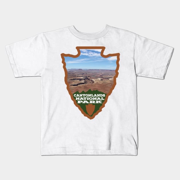 Canyonlands National Park arrowhead Kids T-Shirt by nylebuss